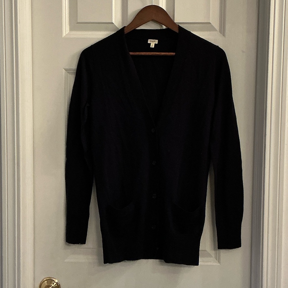 J. Crew Men's Dark Cardigan Sweater